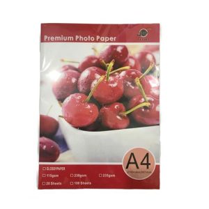 A4 Glossy Photo paper 20 sheets 235gsm Plain 