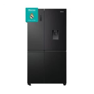 Hisense fridge 549 litre non frost side by side black with water dispenser NEW ARRIVAL - Hisense Kenya