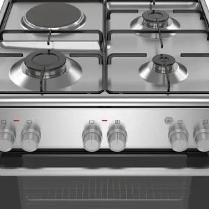 Bosch Cooker 3 Gas +1 Electric - HXA050F50S, Stainless Steel