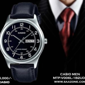Casio Exclusive Leather Belt for Men MTP-V006L-1B2