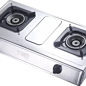Von VCT2XWGX Table Top Dual Burner - Stainless Steel